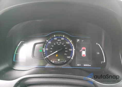 2019 Hyundai Ioniq Hybrid Blue from USA, damaged, VIN KMHC65LC6KU106930